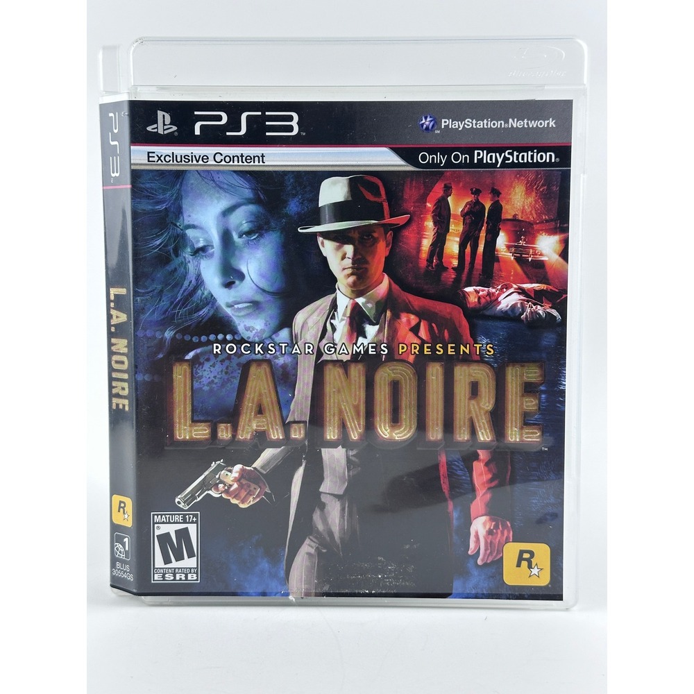 L.A. Noire PS3 Game Complete Rockstar Games Presents Playstation 3